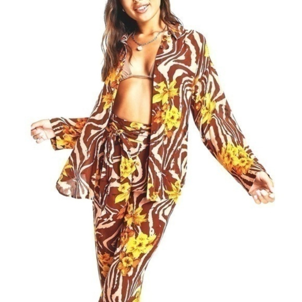ASOS Printed Pant Set